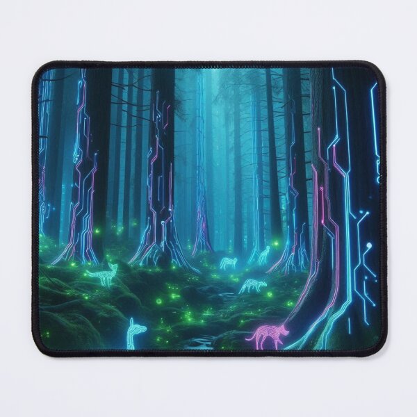 Item preview, futuristic neon animals designed and sold by Dominika Farkašová.