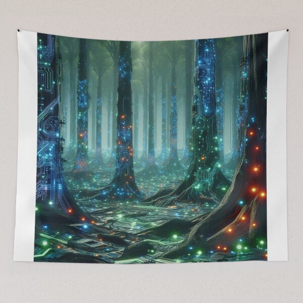 Item preview, neon lights in trees designed and sold by Dominika Farkašová.