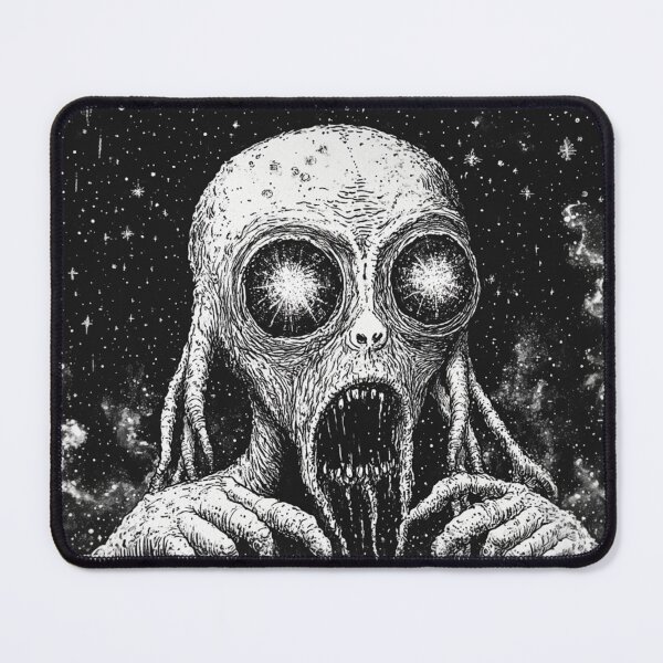 Item preview, Screaming Alien Extra Terrestrial Being designed and sold by PitchBlackIcon.