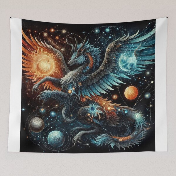 Item preview, mythical animal illustration designed and sold by Dominika Farkašová.