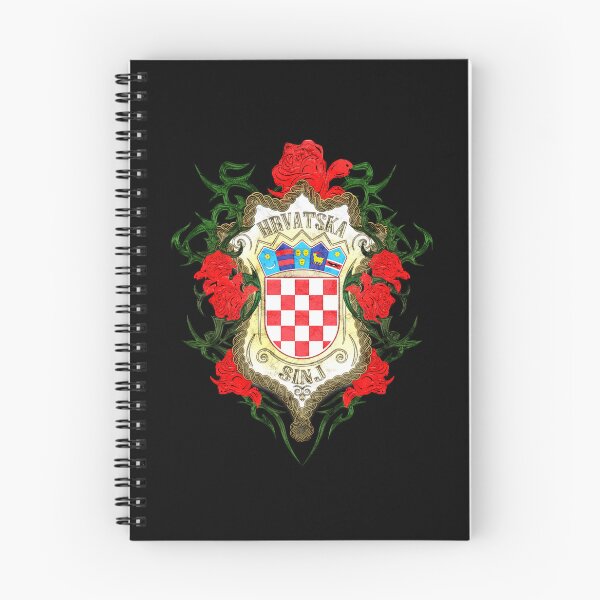 Item preview, Coat Of Arms With Roses And The Name Of The City "Sinj" designed and sold by MC Art Studio.