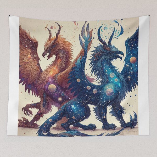 Item preview, griffin with stars designed and sold by Dominika Farkašová.