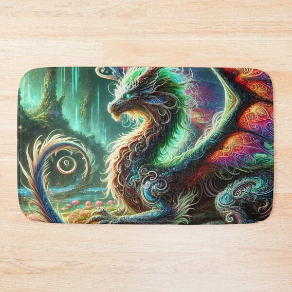 Item preview, The Enchanted Dragon: Guardian of the Mystical Forest designed and sold by aunins7.