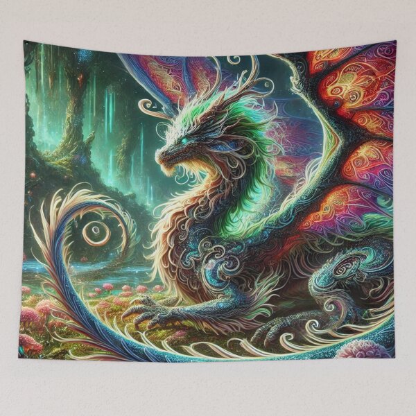 Item preview, The Enchanted Dragon: Guardian of the Mystical Forest designed and sold by aunins7.
