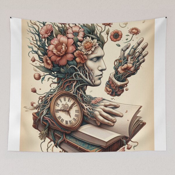 Item preview, vintage botanical surrealism designed and sold by Dominika Farkašová.