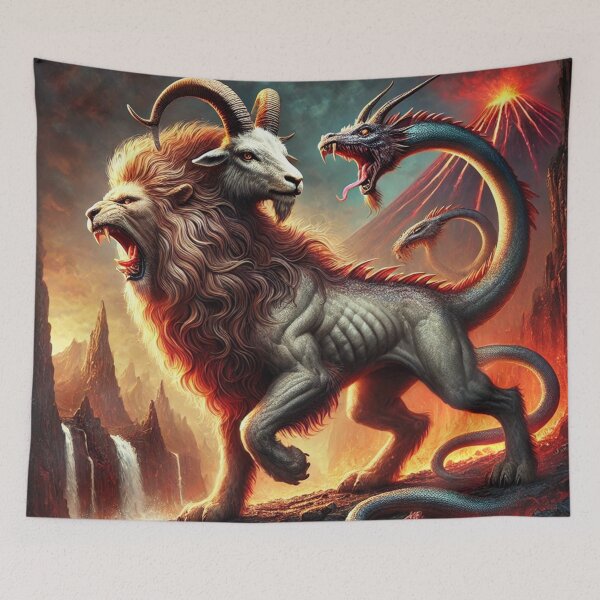 Item preview, The Chimera: A Terrifying Mythical Beast Unleashed designed and sold by aunins7.