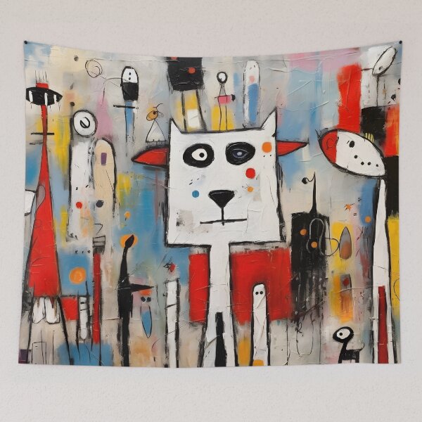 Item preview, Walking with a Poodle designed and sold by 3ling_Design.