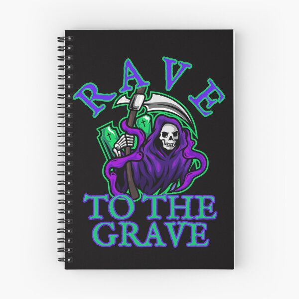 Item preview, Rave to the Grave designed and sold by PitchBlackIcon.
