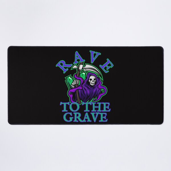 Item preview, Rave to the Grave designed and sold by PitchBlackIcon.