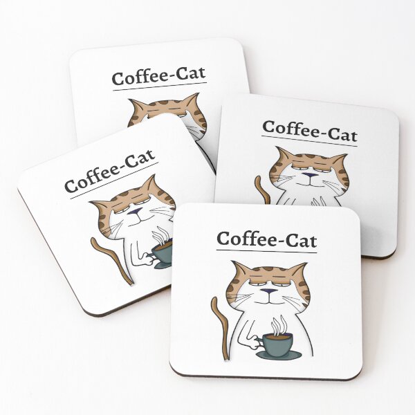 Item preview, Coffee Cat Pun designed and sold by AmericaAttitude.