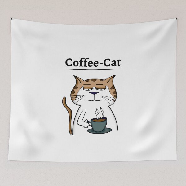 Item preview, Coffee Cat Pun designed and sold by AmericaAttitude.