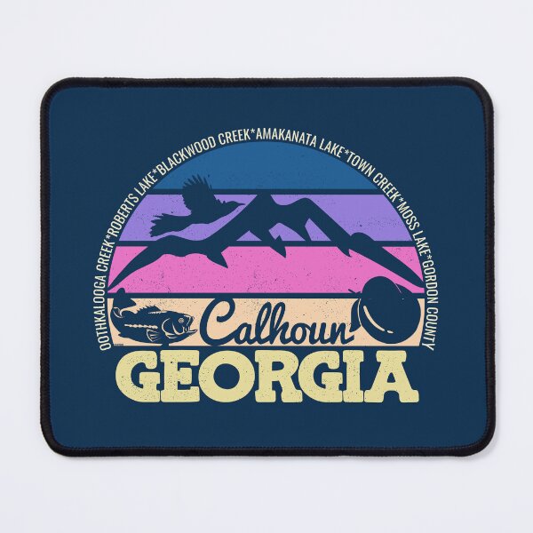 Item preview, Calhoun Georgia Sunset Retro Vintage Local Pride Logo designed and sold by CRHPOD20.
