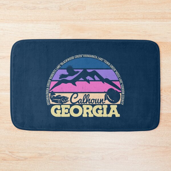 Item preview, Calhoun Georgia Sunset Retro Vintage Local Pride Logo designed and sold by CRHPOD20.