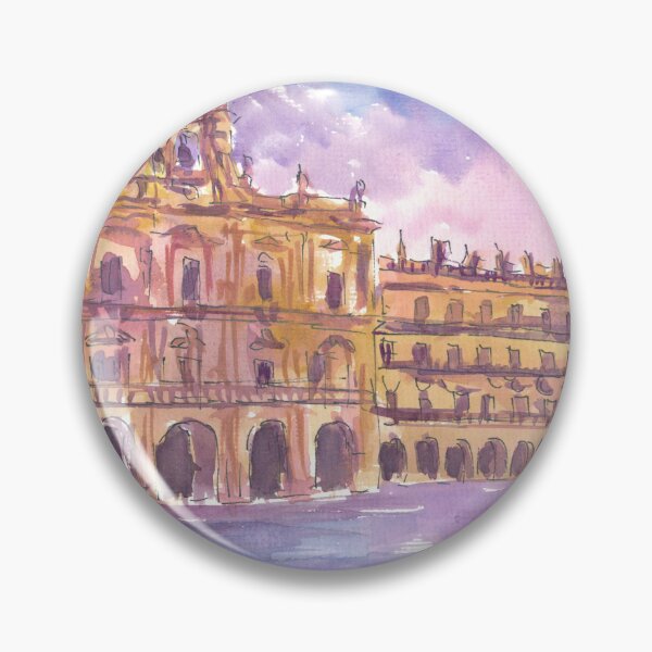 Item preview, Salamanca Plaza Mayor Early Evening in Castile and León designed and sold by artshop77.