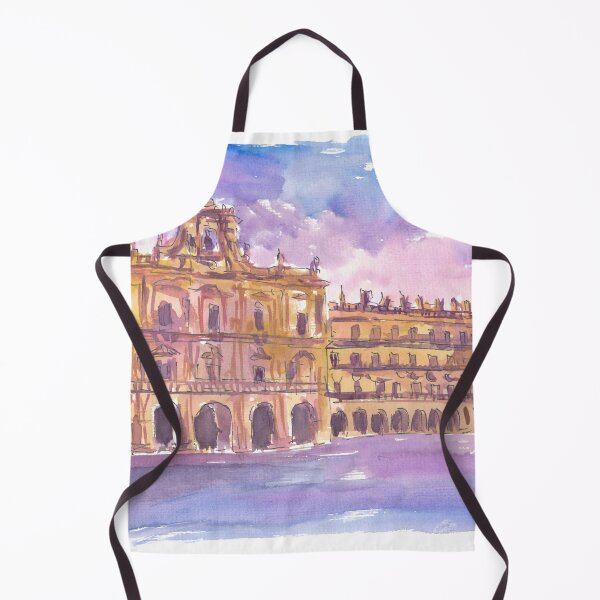 Item preview, Salamanca Plaza Mayor Early Evening in Castile and León designed and sold by artshop77.