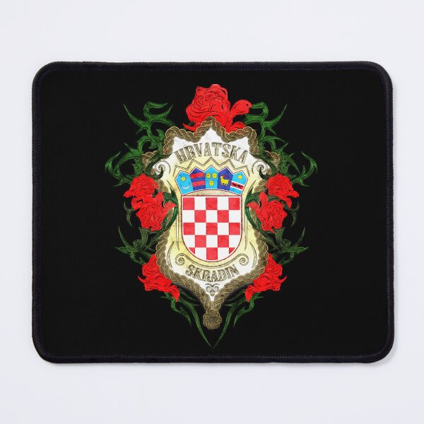 Item preview, Coat Of Arms With Roses And The Name Of The City "Skradin" designed and sold by MC Art Studio.