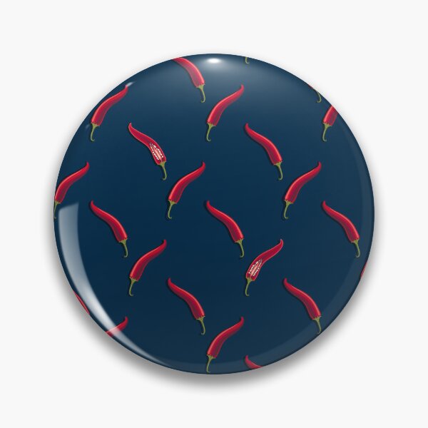 Item preview, Hot pepper, imitation check mark, Dark blue background designed and sold by Alex  Blud.