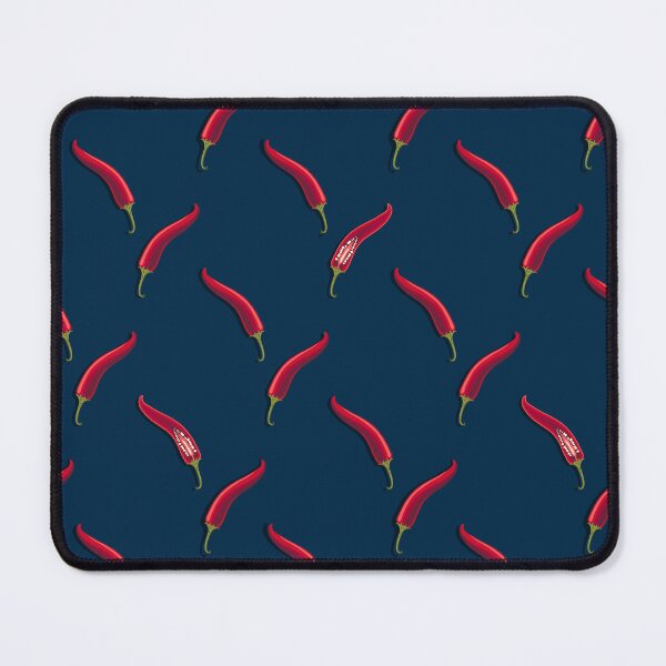 Item preview, Hot pepper, imitation check mark, Dark blue background designed and sold by Alex  Blud.