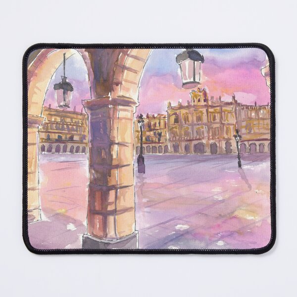 Item preview, Salamanca Arcade View of Plaza Mayor at Dawn designed and sold by artshop77.