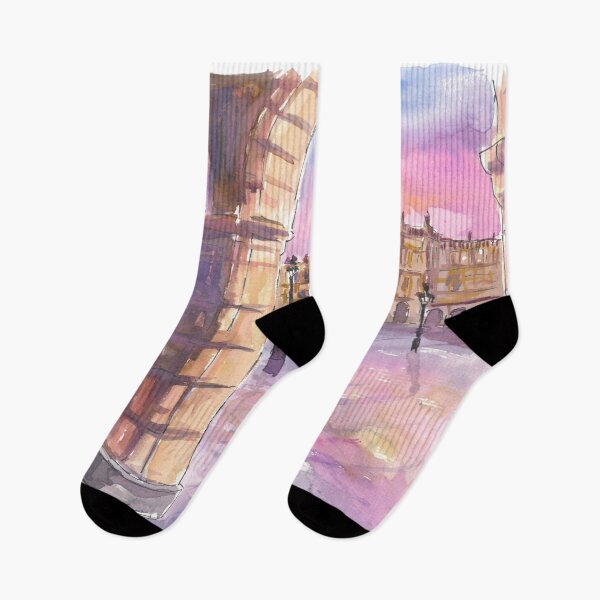 Item preview, Salamanca Arcade View of Plaza Mayor at Dawn designed and sold by artshop77.