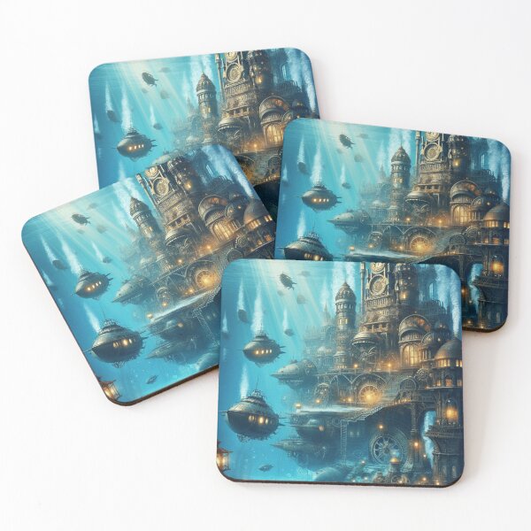 Item preview, underwater steampunk architecture designed and sold by Dominika Farkašová.