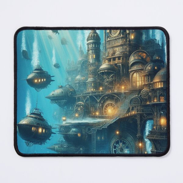 Item preview, underwater steampunk architecture designed and sold by Dominika Farkašová.