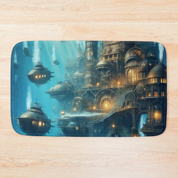 Item preview, underwater steampunk architecture designed and sold by Dominika Farkašová.