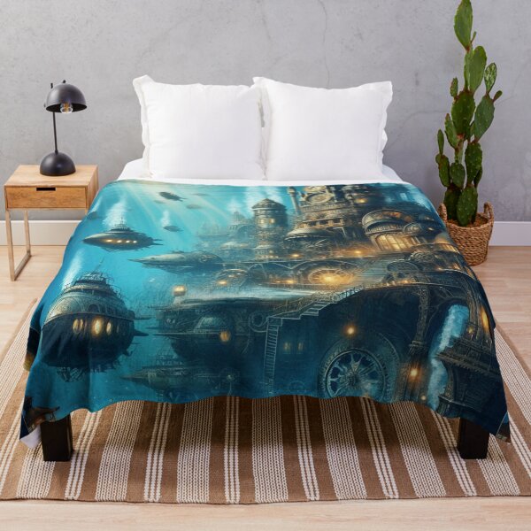 Item preview, underwater steampunk architecture designed and sold by Dominika Farkašová.
