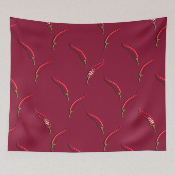 Item preview, Hot pepper, imitation check mark, Red background designed and sold by Alex  Blud.