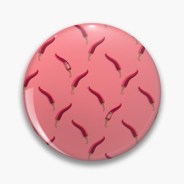Item preview, Hot pepper, imitation check mark, Pink background designed and sold by Alex  Blud.