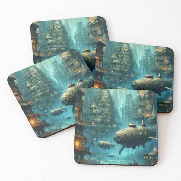 Item preview,  gears and cogs underwater designed and sold by Dominika Farkašová.