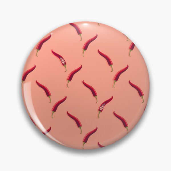 Item preview, Hot pepper, imitation check mark, Coral background designed and sold by Alex  Blud.