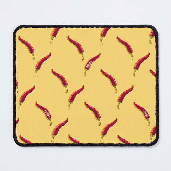 Item preview, Hot pepper, imitation check mark, Yellow background designed and sold by Alex  Blud.