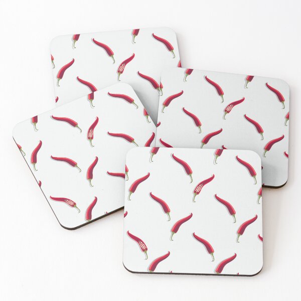 Item preview, Hot pepper, imitation check mark, White background designed and sold by Alex  Blud.