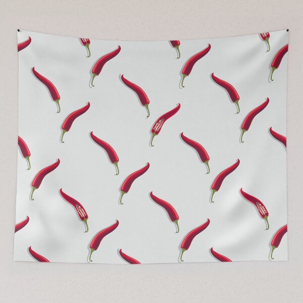 Item preview, Hot pepper, imitation check mark, White background designed and sold by Alex  Blud.