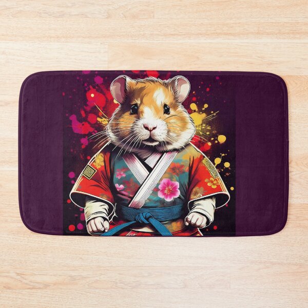 Item preview, Halftone Kick Ass Hamster  designed and sold by Boxing Kangaroo Retail Company.