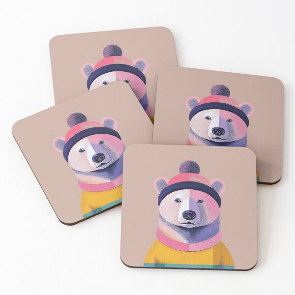Item preview, Cosy Polar Bear Illustration designed and sold by Adam Regester.