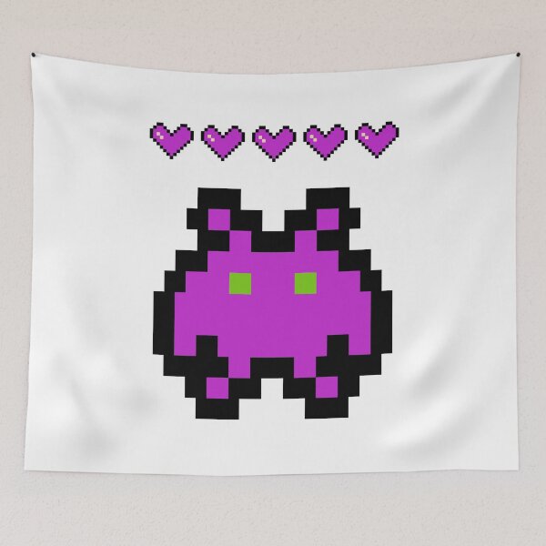 Item preview, The Purple Pixel Game Monster designed and sold by KookiewthTae.