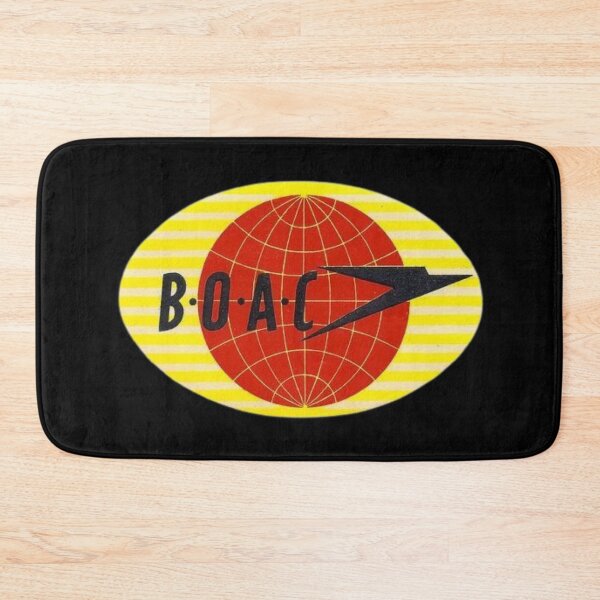 Item preview, BOAC - Vintage Luggage Label designed and sold by FutureTraveller.
