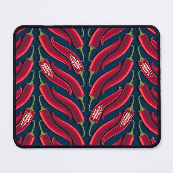 Item preview, Hot pepper, wide stripe, Dark blue background designed and sold by Alex  Blud.
