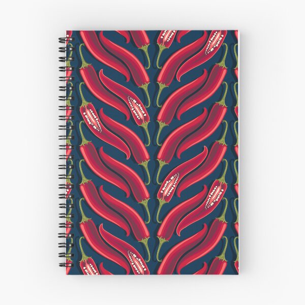 Item preview, Hot pepper, wide stripe, Dark blue background designed and sold by Alex  Blud.