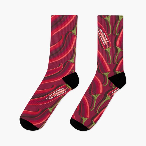 Item preview, Hot pepper, wide stripe, Red background designed and sold by Alex  Blud.