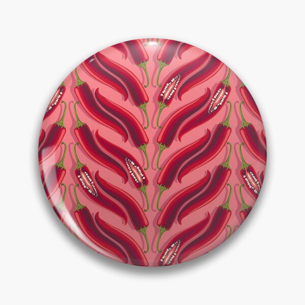 Item preview, Hot pepper, wide stripe, Pink background designed and sold by Alex  Blud.