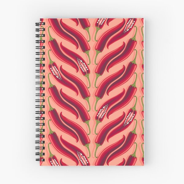 Item preview, Hot pepper, wide stripe, Coral background designed and sold by Alex  Blud.