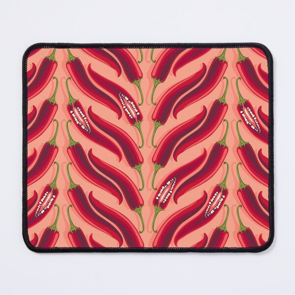 Item preview, Hot pepper, wide stripe, Coral background designed and sold by Alex  Blud.
