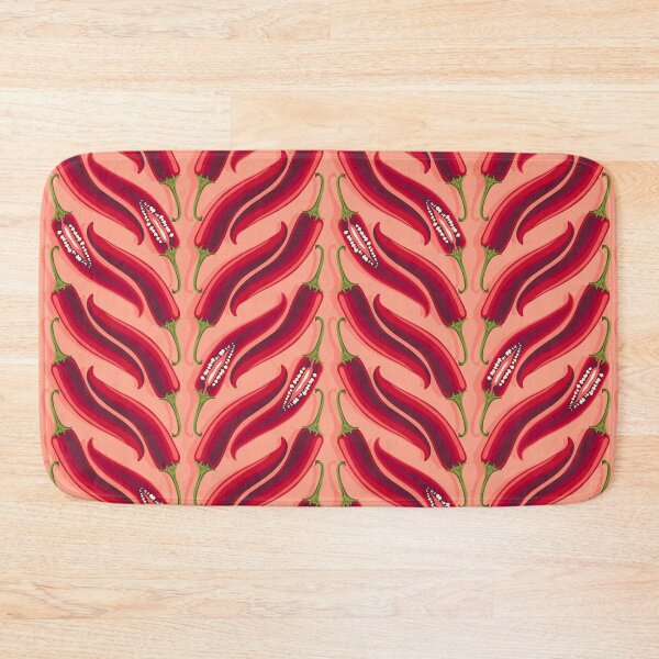 Item preview, Hot pepper, wide stripe, Coral background designed and sold by Alex  Blud.