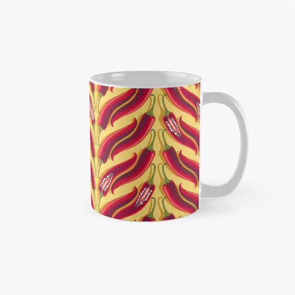 Item preview, Hot pepper, wide stripe, Yellow background designed and sold by Alex  Blud.