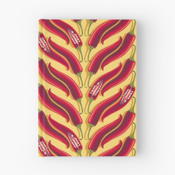 Item preview, Hot pepper, wide stripe, Yellow background designed and sold by Alex  Blud.