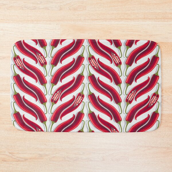 Item preview, Hot pepper, wide stripe, White background designed and sold by Alex  Blud.