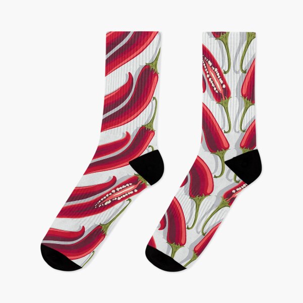 Item preview, Hot pepper, wide stripe, White background designed and sold by Alex  Blud.